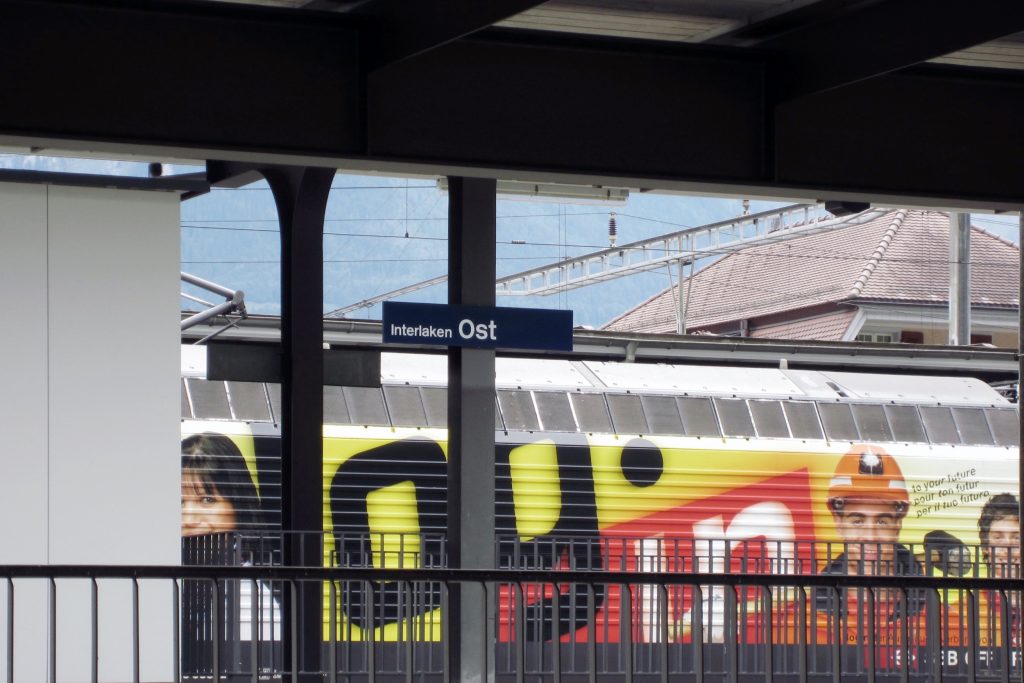 Erscheinungsbild Bahnhöfe BLS