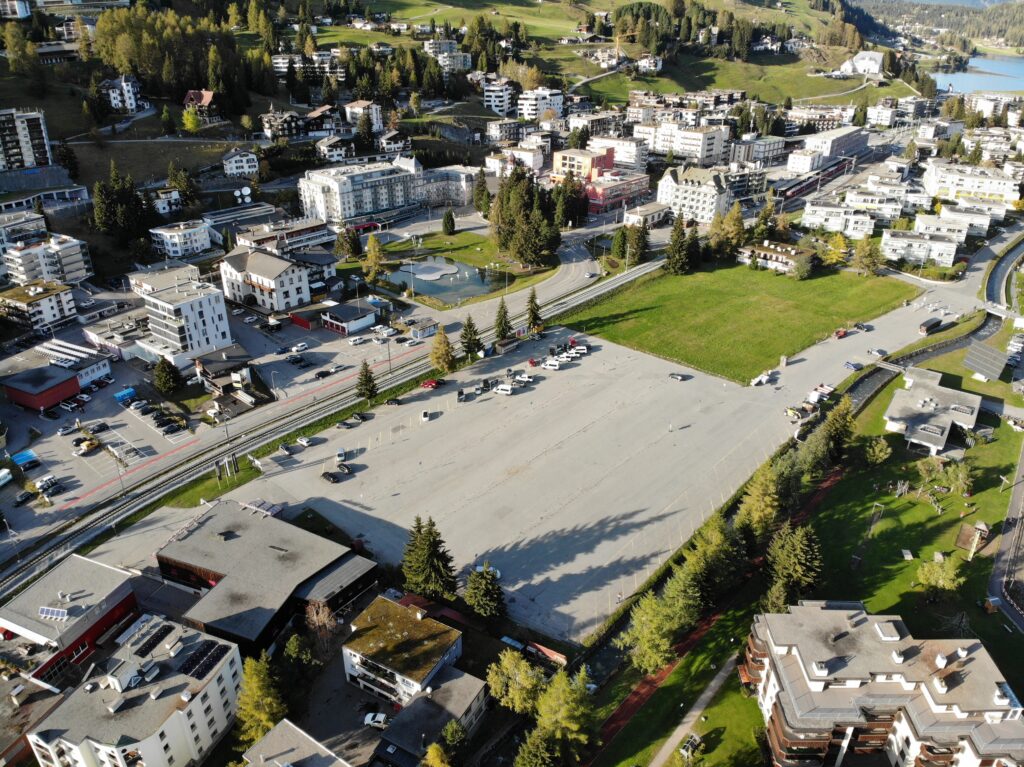 Gesamtkonzept neuer Bahnhof und Zentrum Davos Dorf