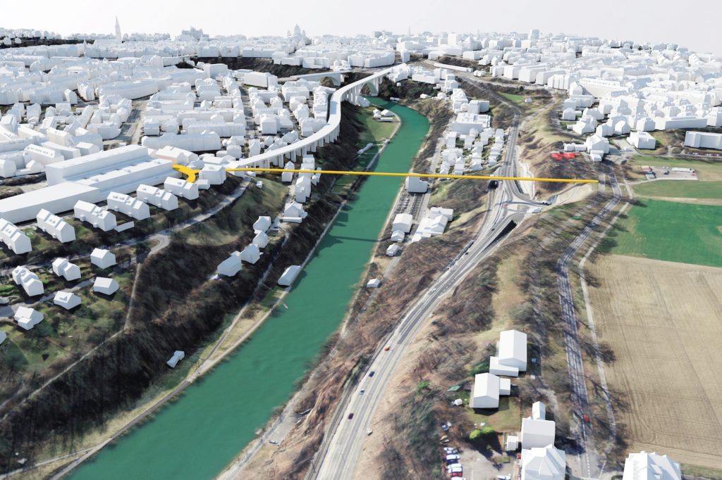 Liaison piétonne et cyclable Breitenrain-Länggasse – Berne