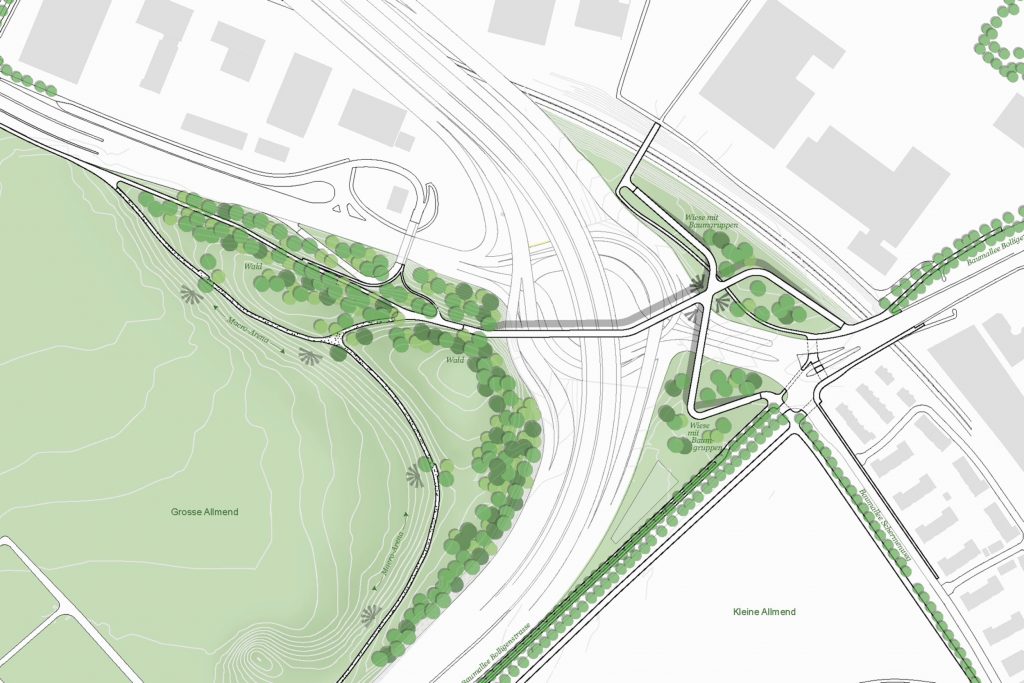 Pont pour la mobilité active – Wankdorf Berne
