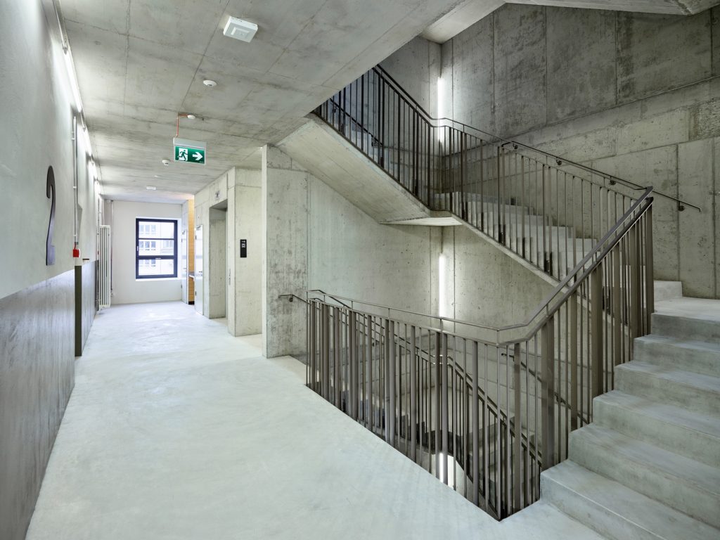 Treppenhaus, Aktienmühle Basel