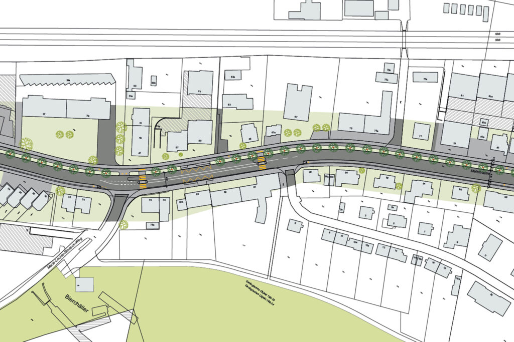 Concept d’exploitation et d’aménagement des axes nord et sud de Bienne