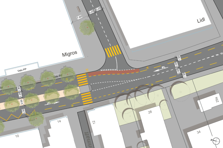 Verkehrsknoten Brügg/Paix_Biel_Plan