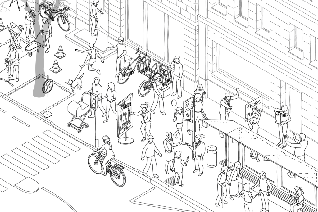 Stratégie de mobilité piétonne, Berne