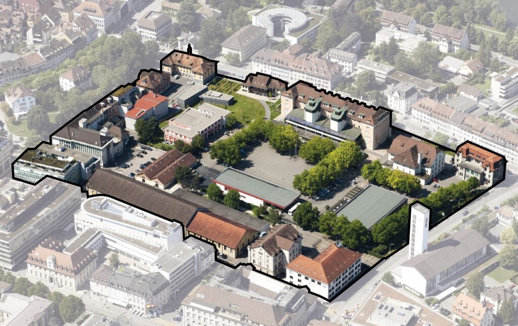 Kasernenareal Aarau, Luftbild