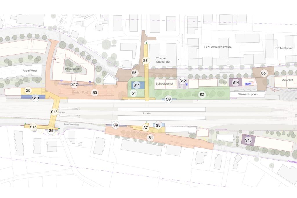 Masterplan Stadtraum Bahnhof Wetzikon