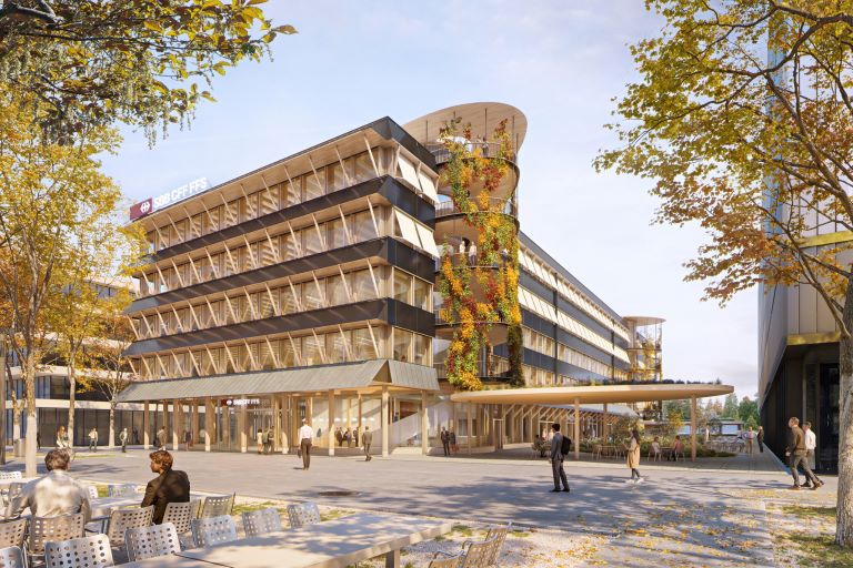 SBB Bürogebäude Wankdorf, Herzog & de Meuron, Freiraum Metron