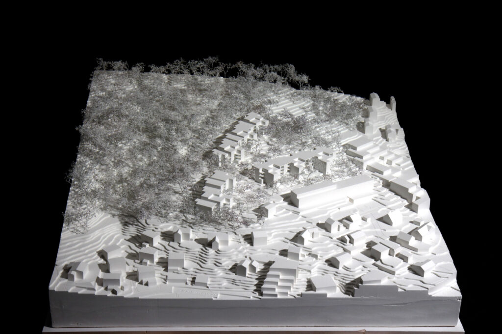 Gipsmodell Wohnüberbauung Häfelerhau