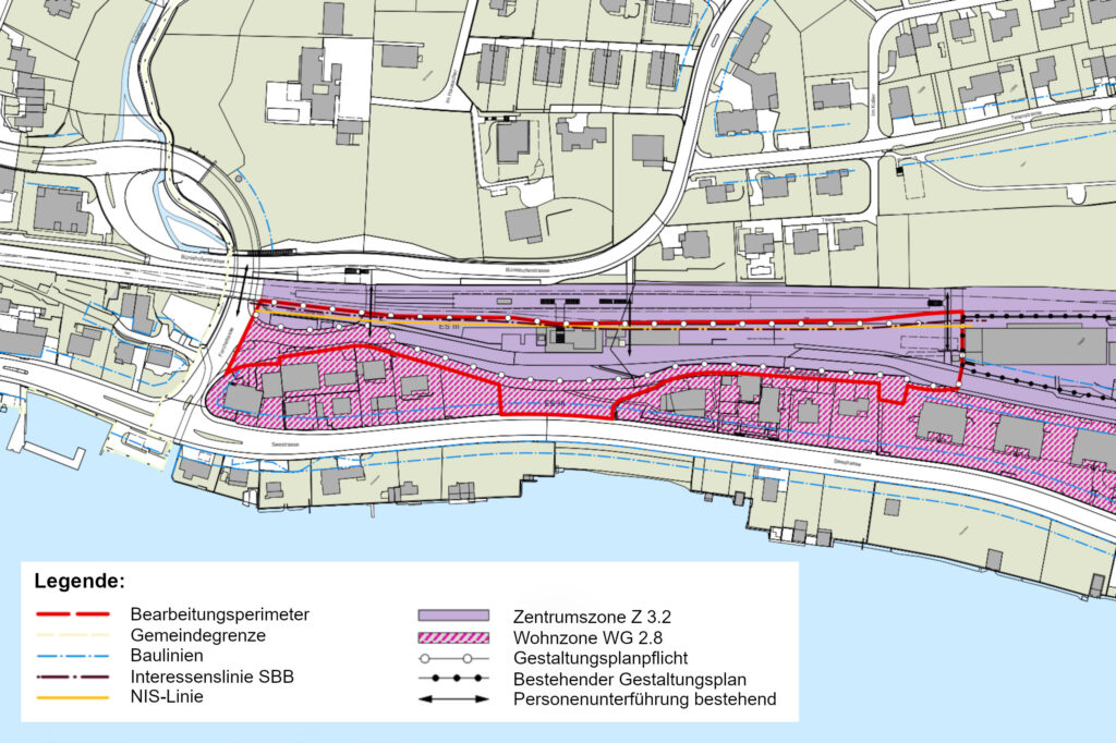 Begleitung Studienauftrag, Bahnhof Herrliberg-Feldmeilen