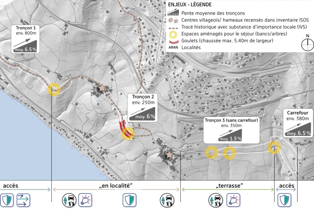 Route cantonale de la Petite Corniche, Lavaux