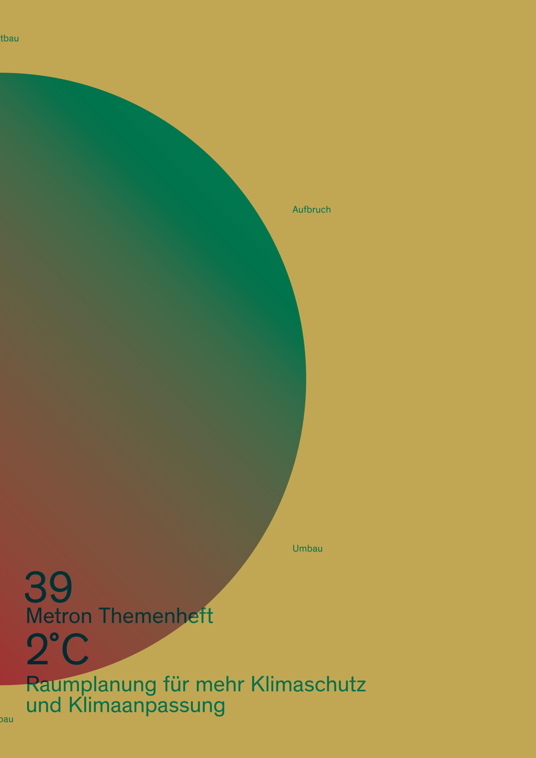 Themenheft 39 Raumplanung für mehr Klimaschutz und Klimaanpassung Cover